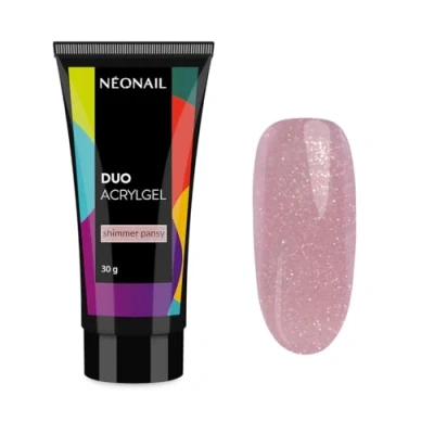 Abbildung von NEONAIL DUO Acrylgel Shimmer Pansy Polygel Nägel Gel für Acryl Nagelverlängerung Poly 30 g