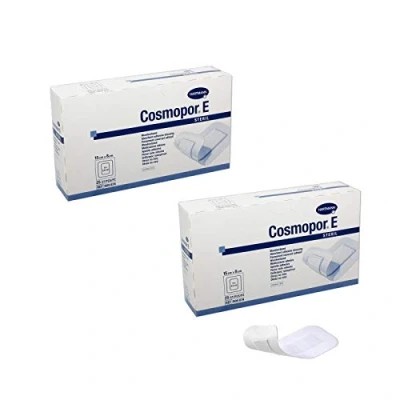 Abbildung von 2 x 25 Hartmann Cosmopor E Wundverband Wundpflaster klebend steril 15 8 cm