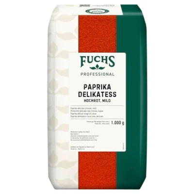 Abbildung von Fuchs Professional Paprika Delikatess hochrot schärfefrei 1 kg im Beutel