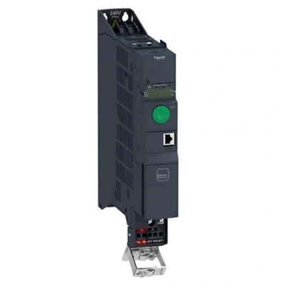 Abbildung von Schneider Electric ATV320U15N4B, Schwarz, IP20, 380 500 V, 50 60 Hz, 4,1 A, 45 mm