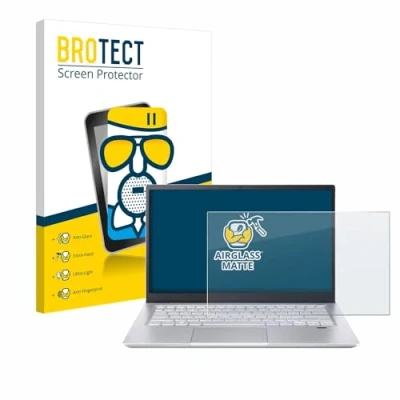 Abbildung von BROTECT Entspiegelungs Schutzglas für Acer Swift X 14 Schutz Folie Panzerfolie Glas Matt [Extrem Kratzfest 9H, Anti Reflex, Fingerprint]