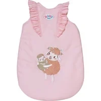 Abbildung von BABY born rosa Puppenschlafsack mit Rüschen und Klettverschluss für 36cm 43 cm große Puppen geeignet, 837924 Zapf Creation