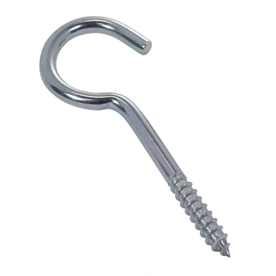 Abbildung von Schraubhaken mit Holzgewinde 3,3 x 50 mm Edelstahl 316 (A4)