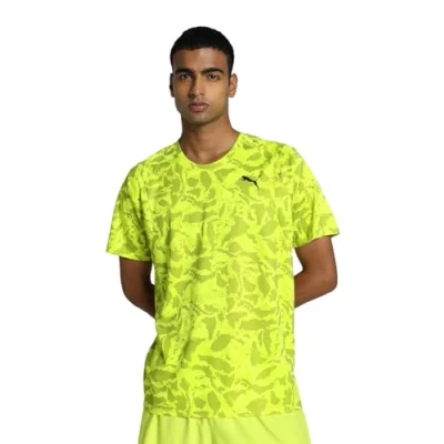Abbildung von Puma FIT Ultrabreathe TEE Sport Tshirt, Herren, Größe: XL, Lime pow