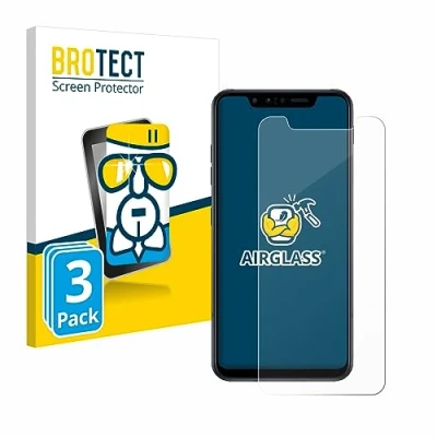 Abbildung von BROTECT Schutzglas für LG G8s ThinQ (3 Stück) Schutzfolie Panzer Folie Glas [Extrem Kratzfest 9H, Anti Fingerprint, Ultra Transparent]