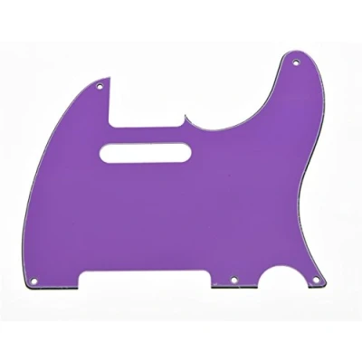 Abbildung von KAISH American Vintage 5 Loch Tele Style Pickguard Guitar Pick Guard Scratch Plate for Telecaster/Tele Purple 3 Ply