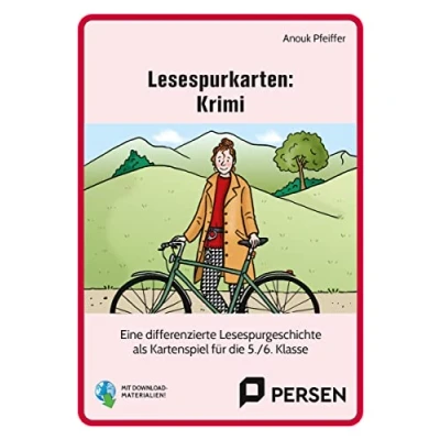 Abbildung von Lesespurkarten: Krimi Sekundarstufe: Eine differenzierte Lesespurgeschichte als Kartenspiel für die 5./6. Klasse