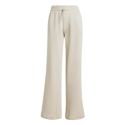 Abbildung von adidas Damen Essentials SMALL Logo Feel Cozy Open Hem Pants, Wonder Alumina/White, XXL