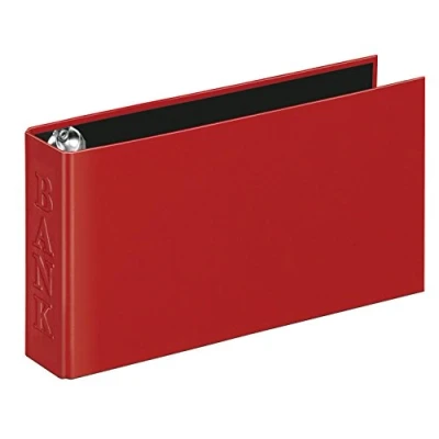 Abbildung von VELOFLEX Bankringbuch 2 Ringe DIN A6 quer 4.5 cm hellrot