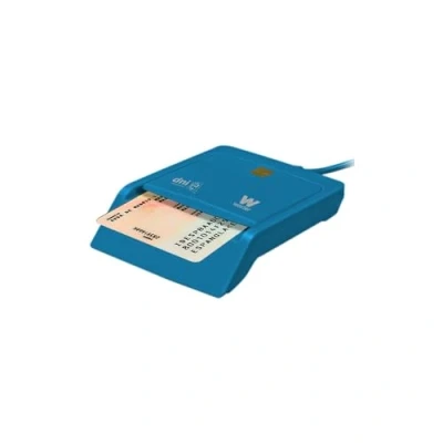 Abbildung von Woxter elektronische ID Reader Azul Leser, 3.0, kompatibel mit PC und MAC Lector DNI Electrónico Blau
