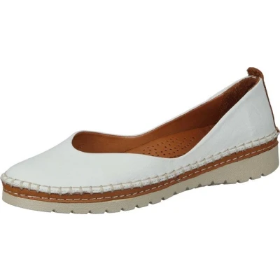 Abbildung von Manitu Slipper, Damen, Größe: 39, Weiß Leder