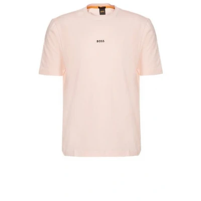 Abbildung von BOSS Tshirt basic, Herren, Größe: Medium, Open pink
