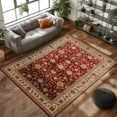 Abbildung von Carpettex Orientteppich Orientalisch Design, Rechteckig, Höhe: 12 mm, Orinet Teppich Webteppich orientalischen Mustern Wohnzimmer