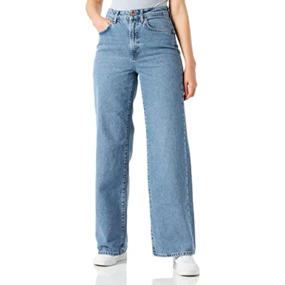 Abbildung von ONLY WIDE LEG Jeans Relaxed Fit, Damen, Größe: 29x34, Light blue denim