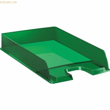 Abbildung von Esselte Briefkorb, A4, Grün Transparent, Europost, 623597