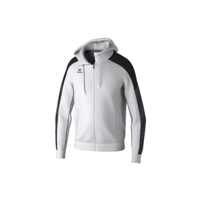 Abbildung von Erima Herren EVO STAR Trainingsjacke mit Kapuze (1032408), weiß/schwarz, XXL