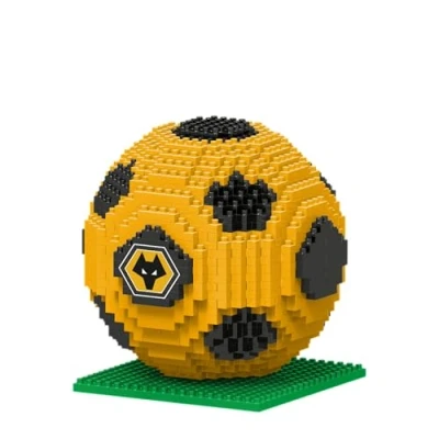 Abbildung von FOCO Offizielles Lizenzprodukt Wolverhampton Wanderers FC BRXLZ Steine 3D Fußball BAU Set