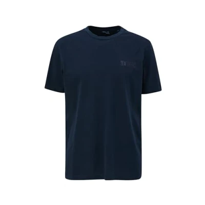 Abbildung von s.Oliver MIT Label Tshirt basic, Herren, Größe: Small, Navy