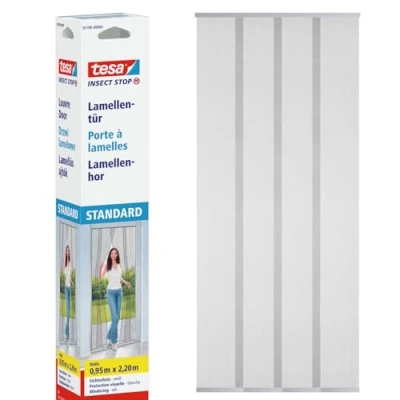 Abbildung von 4 x tesa Fliegengitter Lamellentür Insect Stop Standard 0,95x2,20
