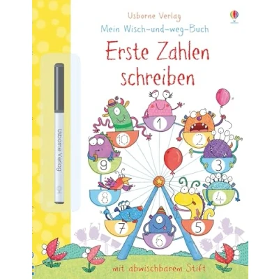 Abbildung von Mein Wisch und weg Buch: Erste Zahlen schreiben: mit abwischbarem Stift (Meine Bücher)