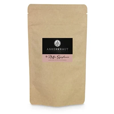 Abbildung von Ankerkraut 9 Pfeffer Symphonie, 150g im Beutel, Mischung verschiedener Sorten, Premium Qualität und Aroma