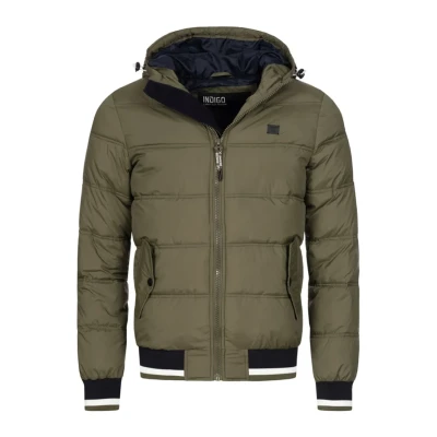 Abbildung von Indicode Jeans Regular FIT Winterjacke, Herren, Größe: Small, Dark green