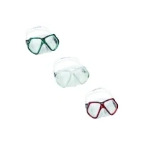 Abbildung von Bestway Tauchmaske Omniview, Kinder, Vollgesichtsmaske, Freitauchen, Gehärtetes Glas, Blau, Rot, Gelb, 14 Jahr(e)