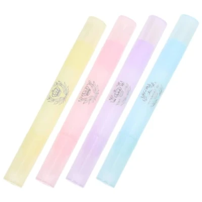 Abbildung von Nagellack Korrekturstift Set,4 PCS Entfernung Stifte Nail Art Maniküre Korrekturstifte Nagellackentferner Stift Nachfüllbar mit 12 Austausch Spitzen