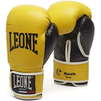 Abbildung von LEONE 1947, Flash Boxhandschuhe, Unisex Erwachsene, Gelb, 10 OZ, GN083