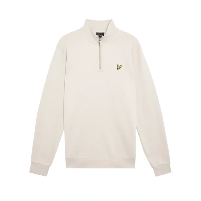 Abbildung von Lyle &amp; Scott Loopback Quarter ZIP Sweatshirt, Herren, Größe: Large, Beige