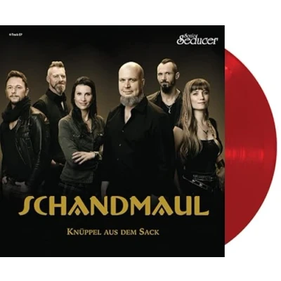 Abbildung von Sonic Seducer 07 08/2022 mit Roter Deluxe Vinylsingle „Knüppel aus dem Sack“ (handsigniert) von Schandmaul + Mittelalter Album Cold Hands [Vinyl LP]