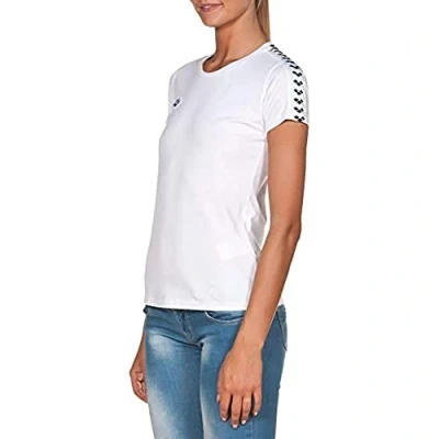Abbildung von Arena TEAM Tshirt print, Damen, Größe: XS, white black
