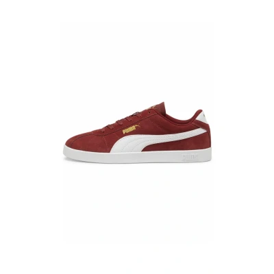 Abbildung von Puma Club II Suede Sneakers Unisex Schuhe Mit Plain Haute Tropic/White/Gold Größe: 48