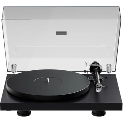 Abbildung von Pro Ject Debut Evo 2, Audiophiler Plattenspieler der nächsten Generation mit Carbon Tonarm und elektronischer Geschwindigkeitsumschaltung, Made in Europe (Schwarz Satin)