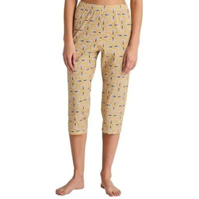Abbildung von Calida Favourites SUN 3/4 Nachtwäsche Hose, Damen, Größe: 48/50, Ray flower yellow