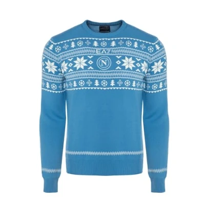 Abbildung von SSC NAPOLI Unisex Maglione Natale Pullover, hellblau, XL