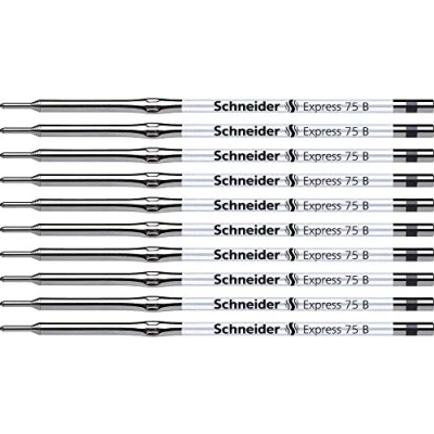 Abbildung von Schneider Express 75 B Kugelschreiber Mine (dokumentenecht) 10er Packung schwarz