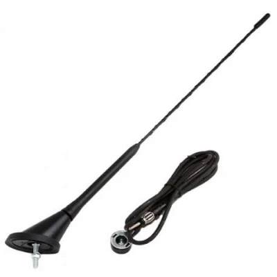 Abbildung von Autoantenne 40cm mit ANTENNENFUSS Kurzstabantenne Radio Antenne Dachantenne Stabantenne Kurzantenne Fahrzeugantenne für Radioempfang AM/FM. Inion