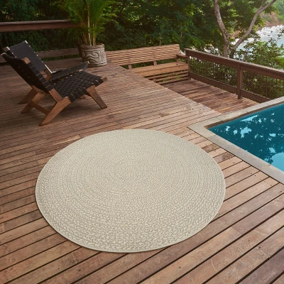 Abbildung von the carpet Teppich &quot;Kenzy&quot;, rund, moderner robuster In und Outdoor Jute Look