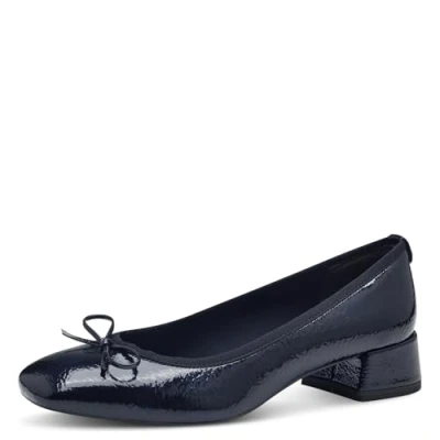 Abbildung von Tamaris Damen Pumps Blockabsatz Vegan; Navy, EU 42