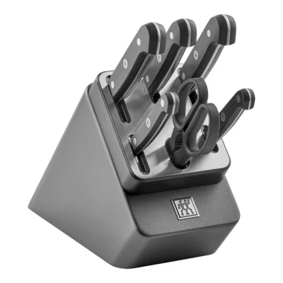 Abbildung von Zwilling Messerblock &quot;Gourmet&quot;, 7 tlg., Made in Germany, selbstschärfender Messerblock, Sonderschmelze