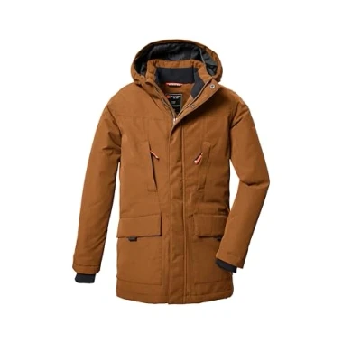 Abbildung von killtec Jungen Funktionsparka/Parka wasserdicht mit Kapuze KOW 378 BYS PRK, braun, 164, 42171 000