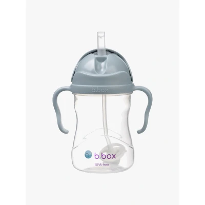 Abbildung von b.box Trinklernbecher für Jeden Winkel Flip Top, Schwerer Strohhalm, Griff, Auslaufsicher BPA Frei &amp; Spülmaschine Ab 6 M 240 ml