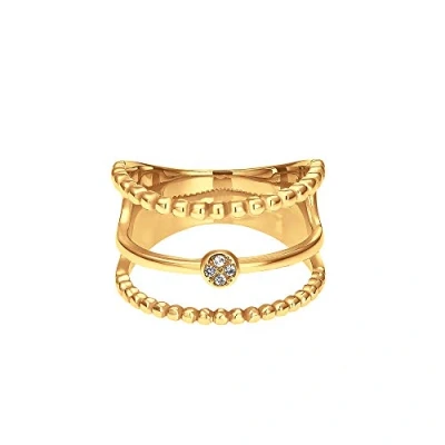 Abbildung von Heideman Fingerring Unda (Ring, 1 tlg., inkl. Geschenkverpackung), Stapelring Ringset