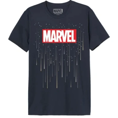 Abbildung von Marvel Herren Memarcots277 T Shirt, Marineblau, XS