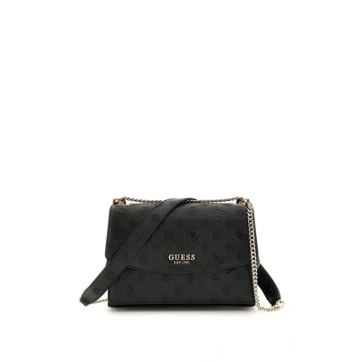 Abbildung von Guess Phoebe 4G UND Peonylogo Umhängetasche, Damen, Größe: One Size, Mehrfarbig schwarz