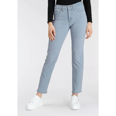 Abbildung von Levi&#039;s Shaping Slate Freeze Jeans Slim Fit, Damen, Größe: 33x32, Bleached