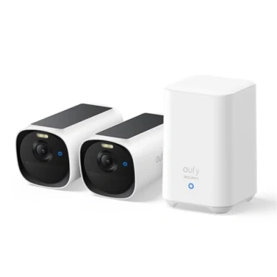 Abbildung von eufyCam E40 2 Kamera Set mit Homebase