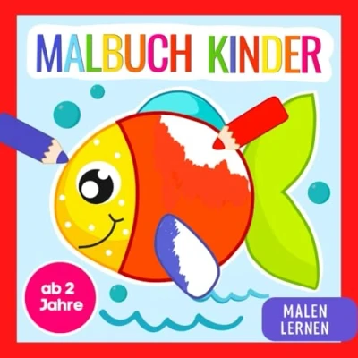 Abbildung von Malbuch Kinder ab 2 Jahre: Farben Lernen Kinderbücher für Mädchen und Jungen