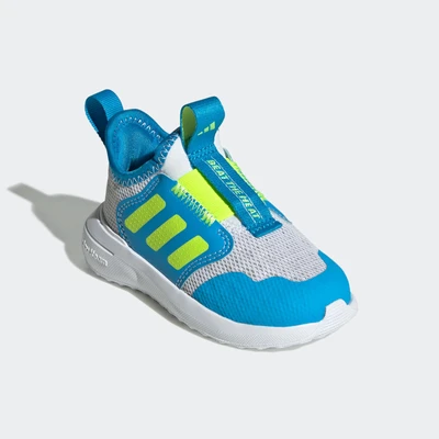 Abbildung von adidas Performance Tensaur Comfort AC Unisex Laufschuh Straße für Kinder, Größe: 21, Dash grey/lucid lemon/solar blue Schuhe
